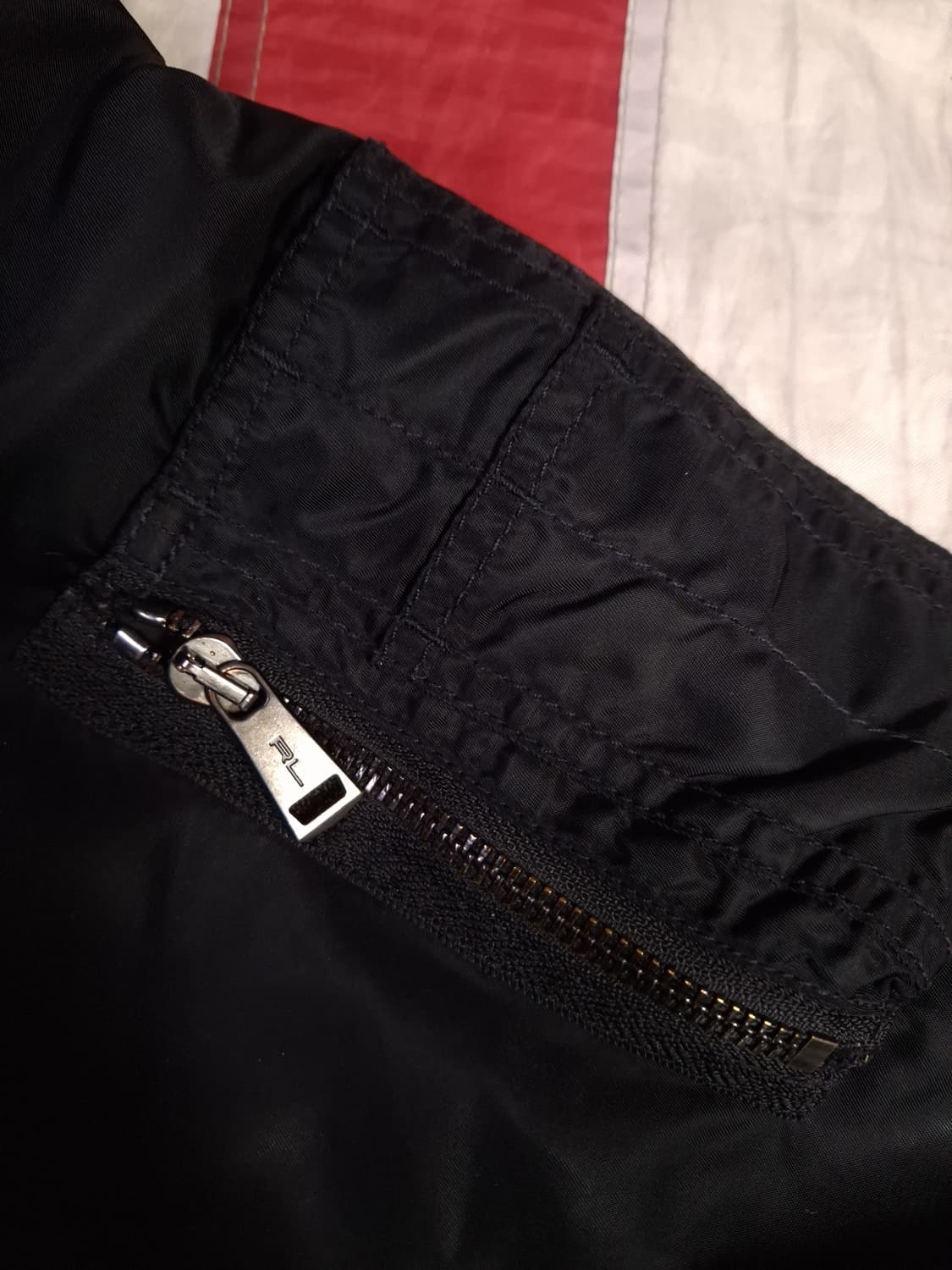 오리지날 랄프로렌폴로 신형 블랙 슬림형 MA-1 항공자켓 상품이미지6