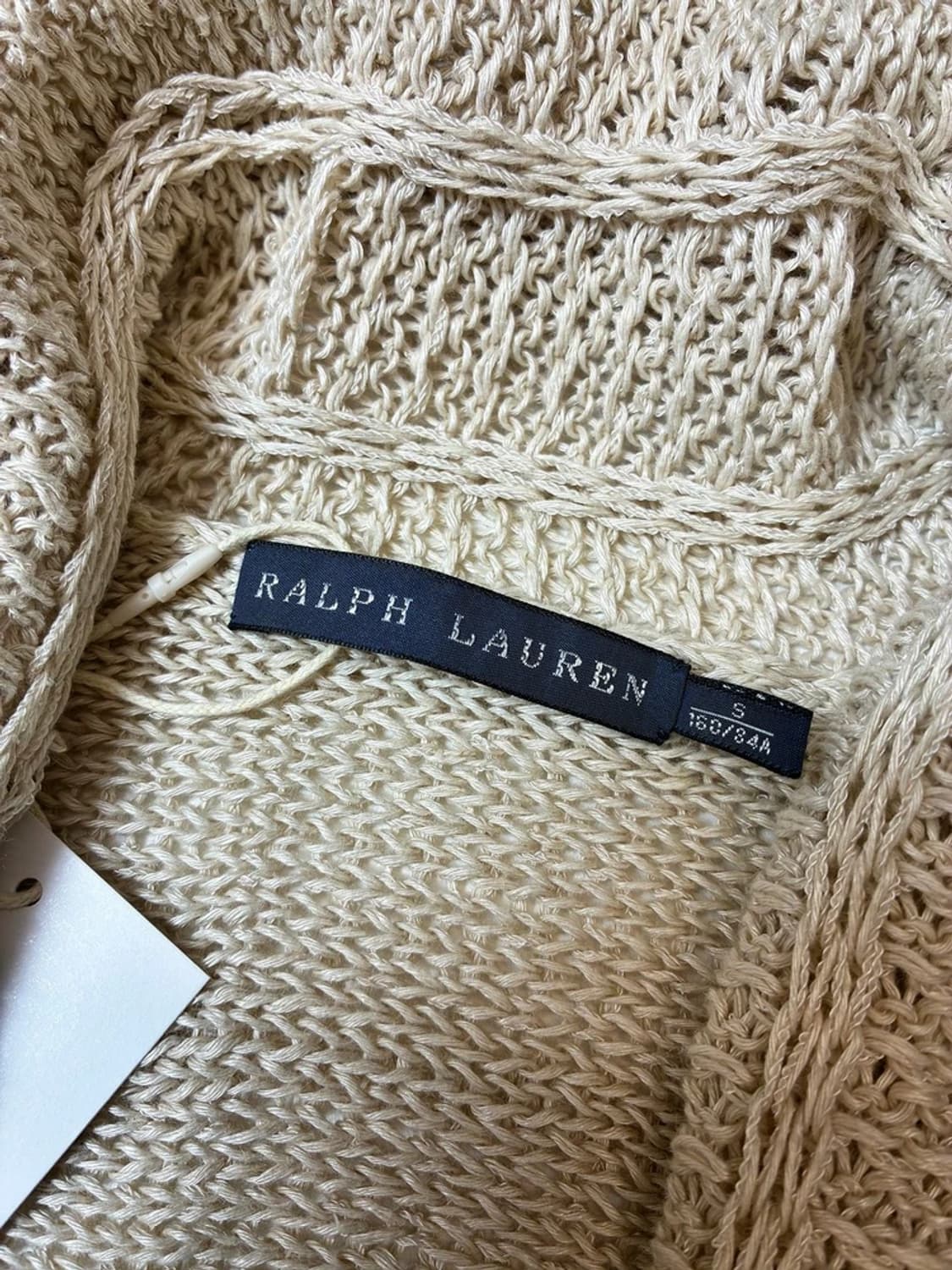 폴로 랄프로렌 00's 린넨 블렌드 프린지 니트 가디건 PN8354 상품이미지5