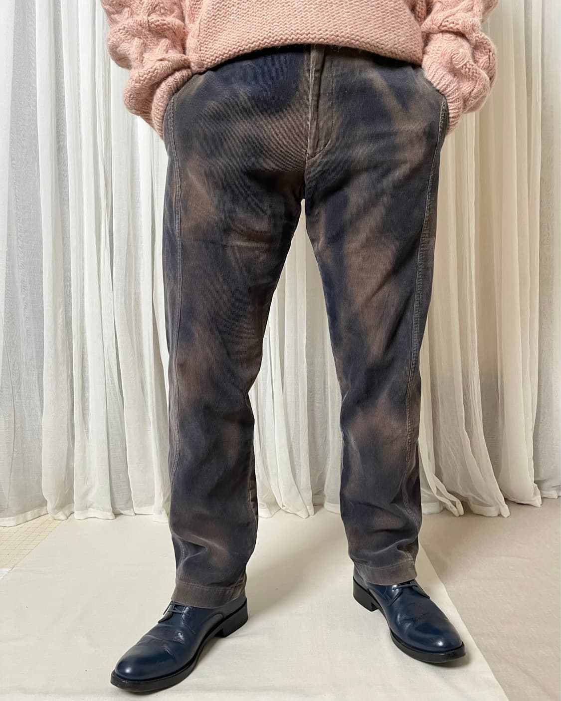 꼼데가르송 옴므플러스 03aw 커브기 코듀로이 오버다잉 팬츠 상품이미지8