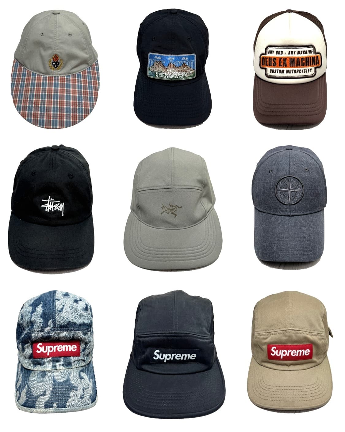 각종 브랜드 모자 정리 상품이미지1