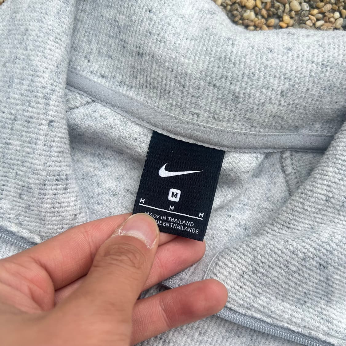 나이키(NIKE)오트밀 반집업 니트 상품이미지4