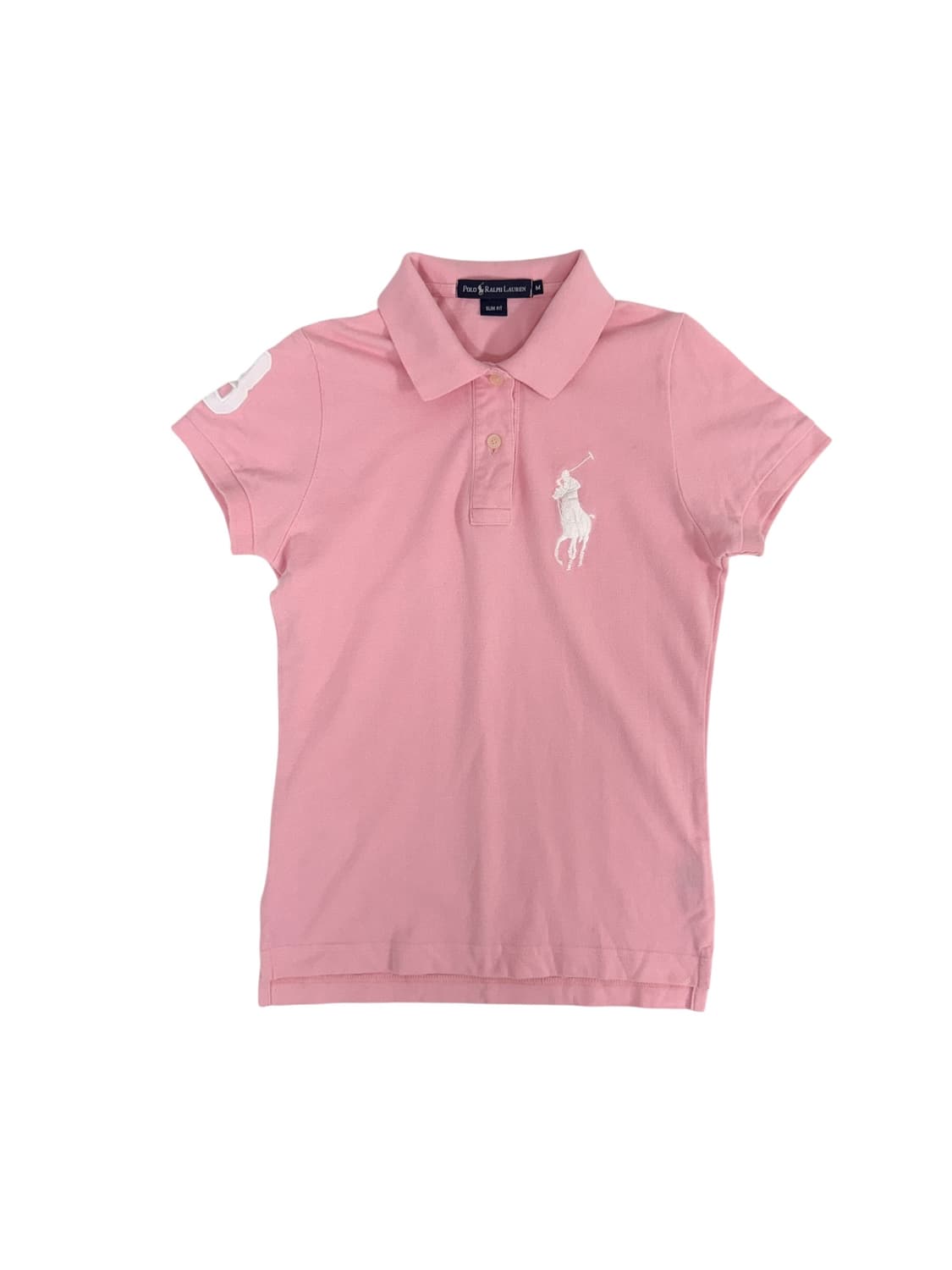 폴로 빅포니 핑크 반팔 카라티 m 상품이미지1