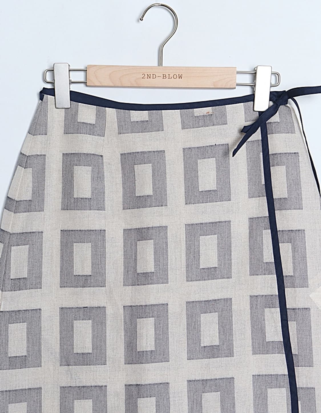 grand midi Pattern Wrap Skirt (26~27 상품이미지2