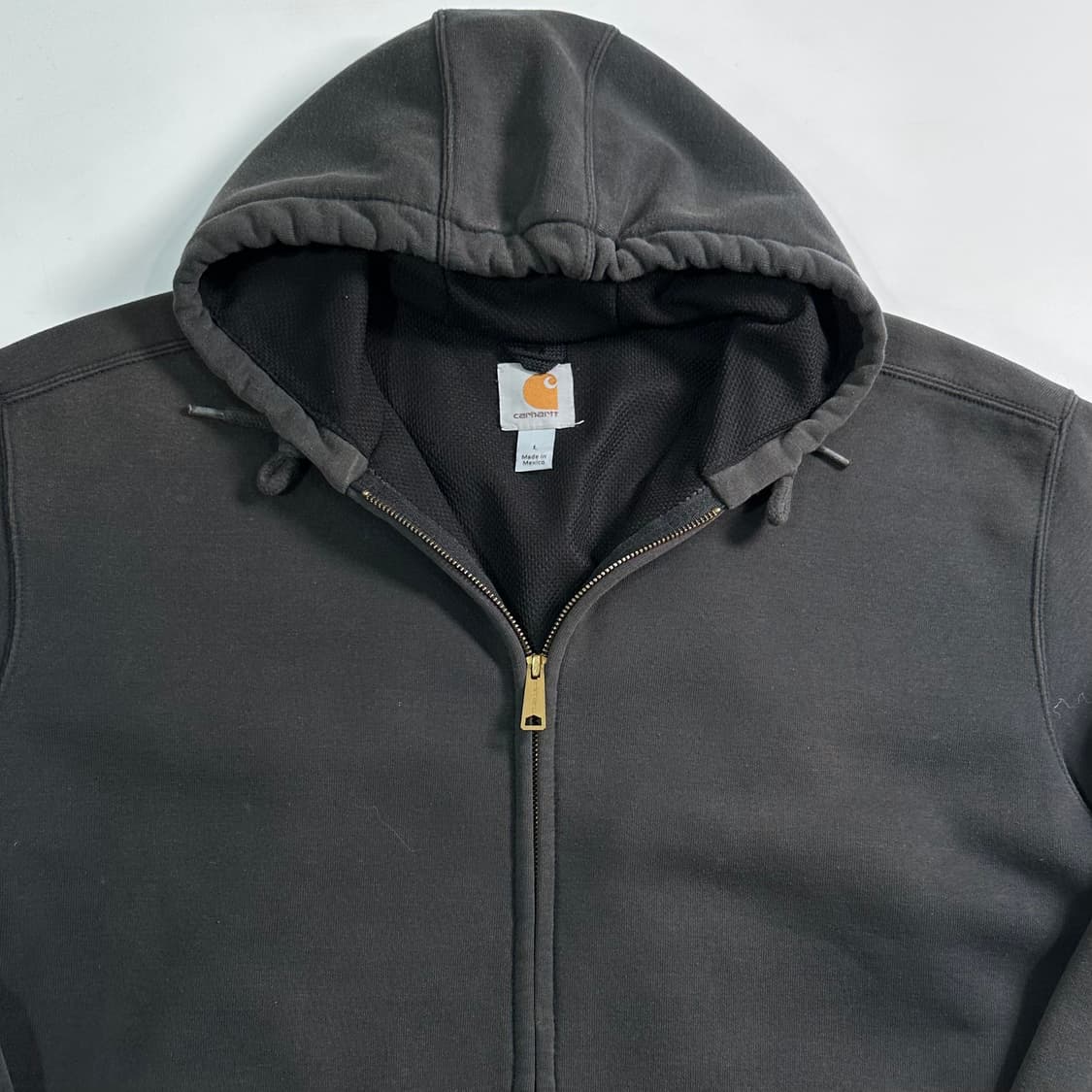 칼하트 그레이 써멀 후드집업 상품이미지2
