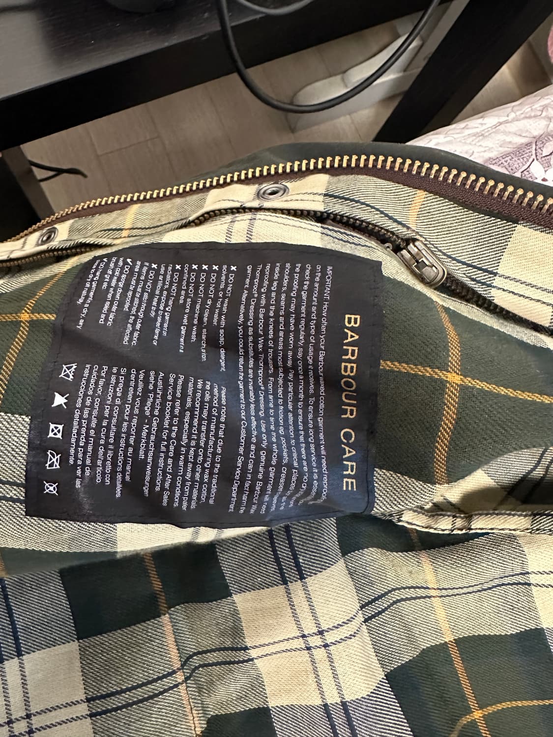 바버 뷰포트 왁스 자켓 상품이미지7