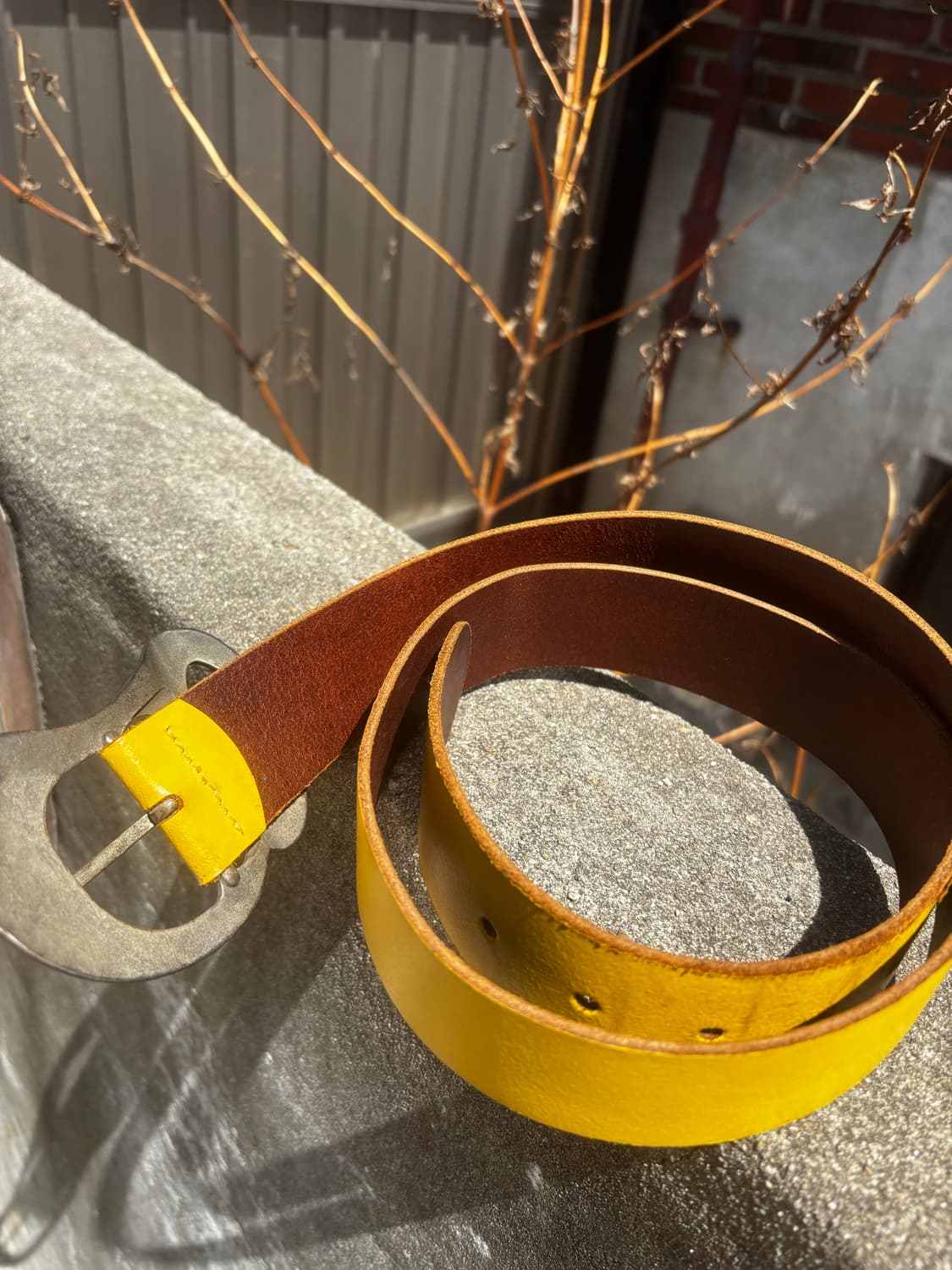 미스 식스티(Miss Sixty) 빈티지 레더 벨트 상품이미지3