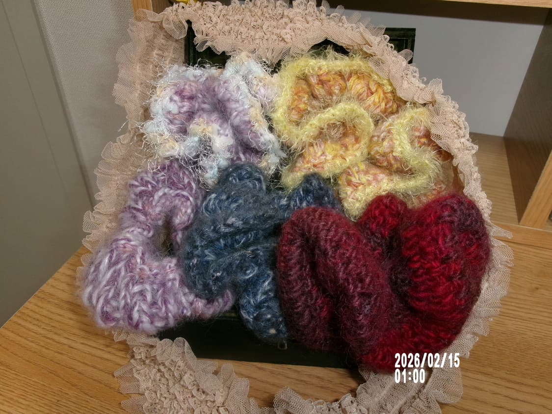 핸드메이드 스크런치 상품이미지2