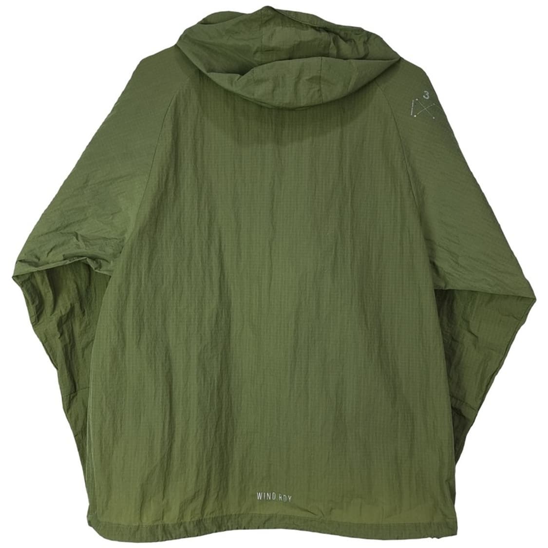 [아디다스] 로고 프린팅 아노락 바람막이 자켓 카키 M17706 상품이미지3