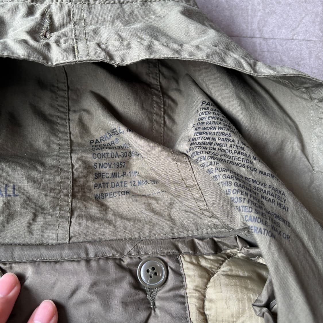 밀텍 M65 피쉬테일 개파카 상품이미지6