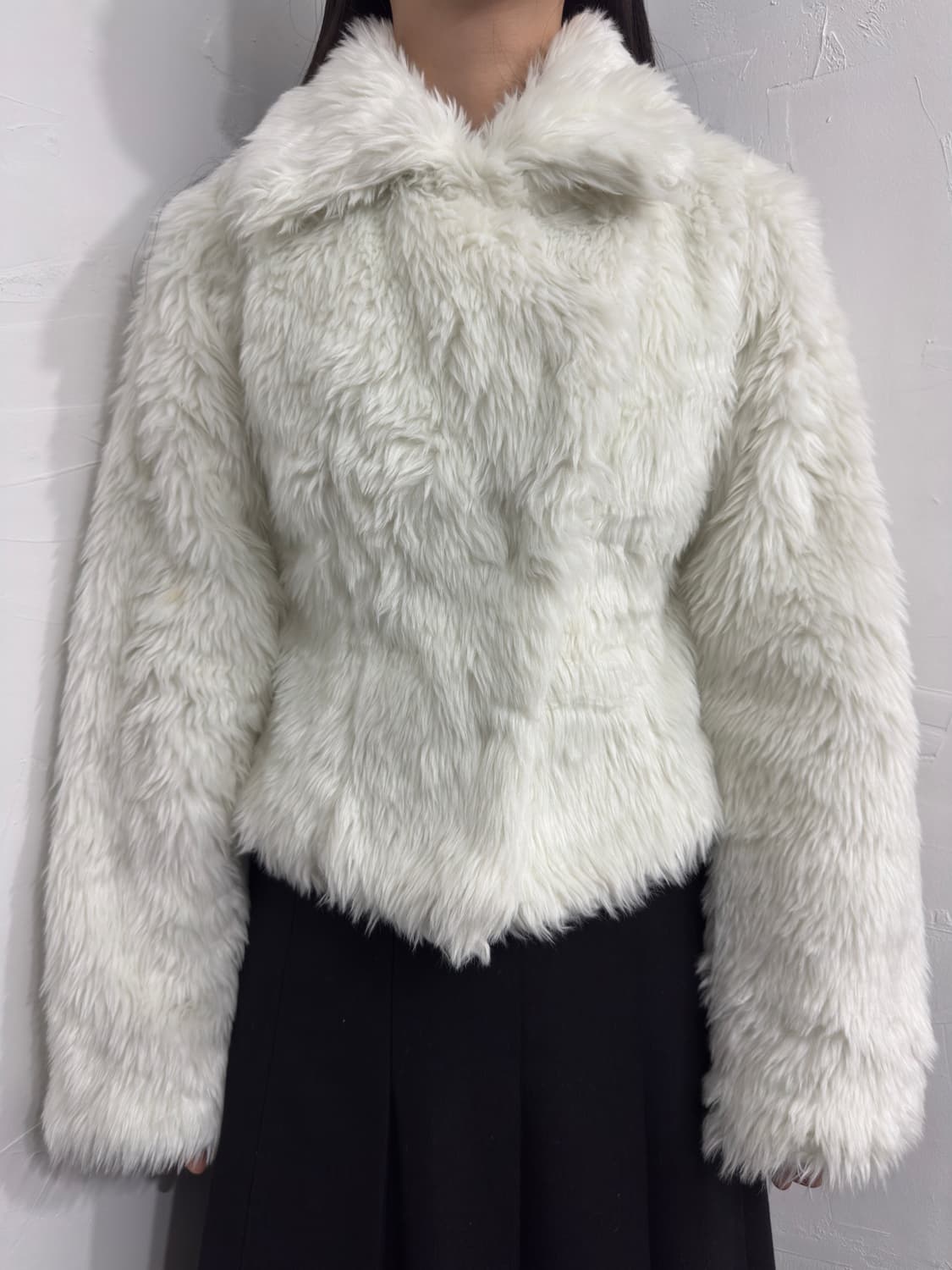 anita arenberg white fur jacket 상품이미지1