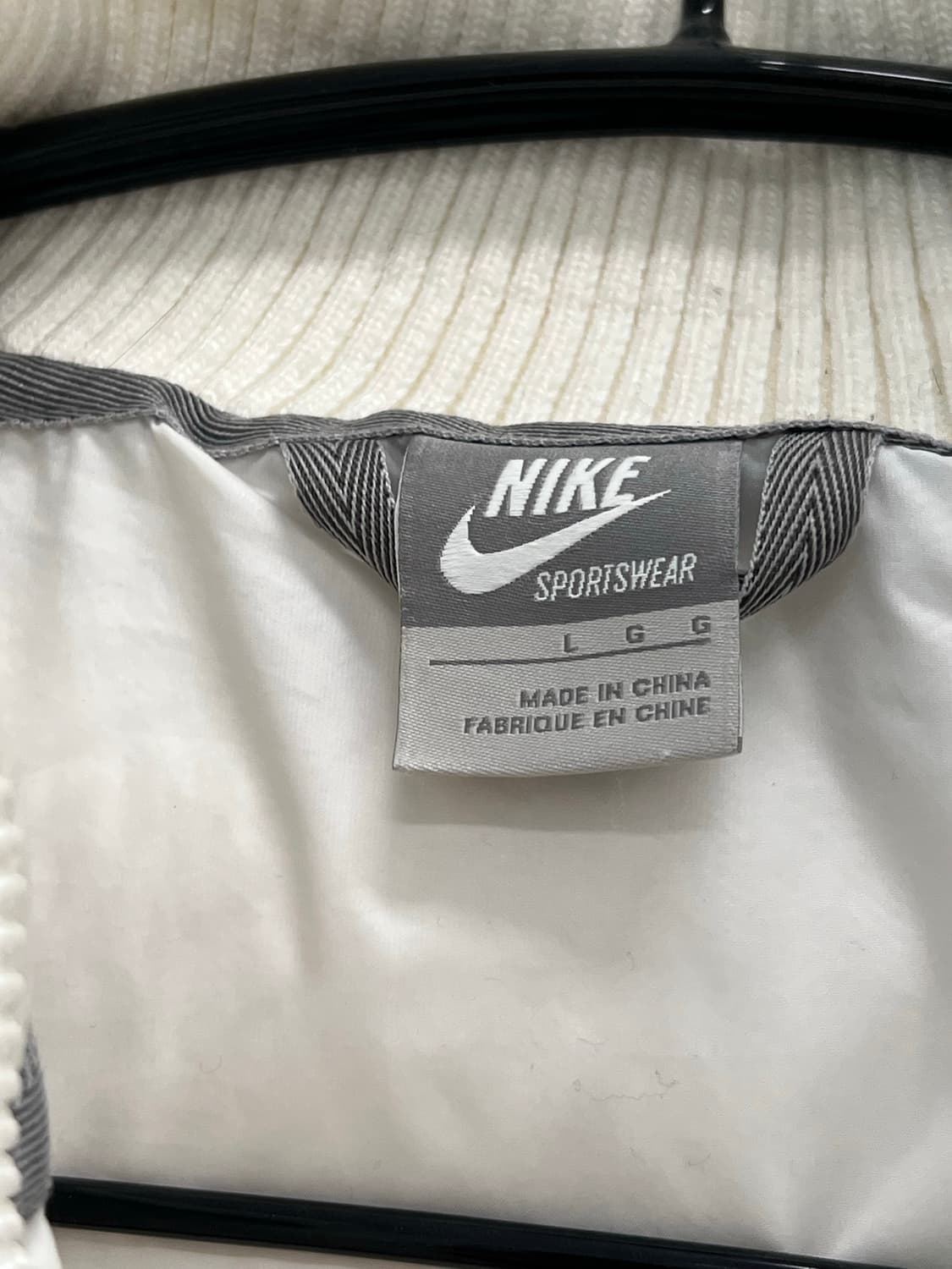 (L) 나이키 우먼스 다운 패딩 점퍼 컬쳐 다운 자켓 화이트 상품이미지4