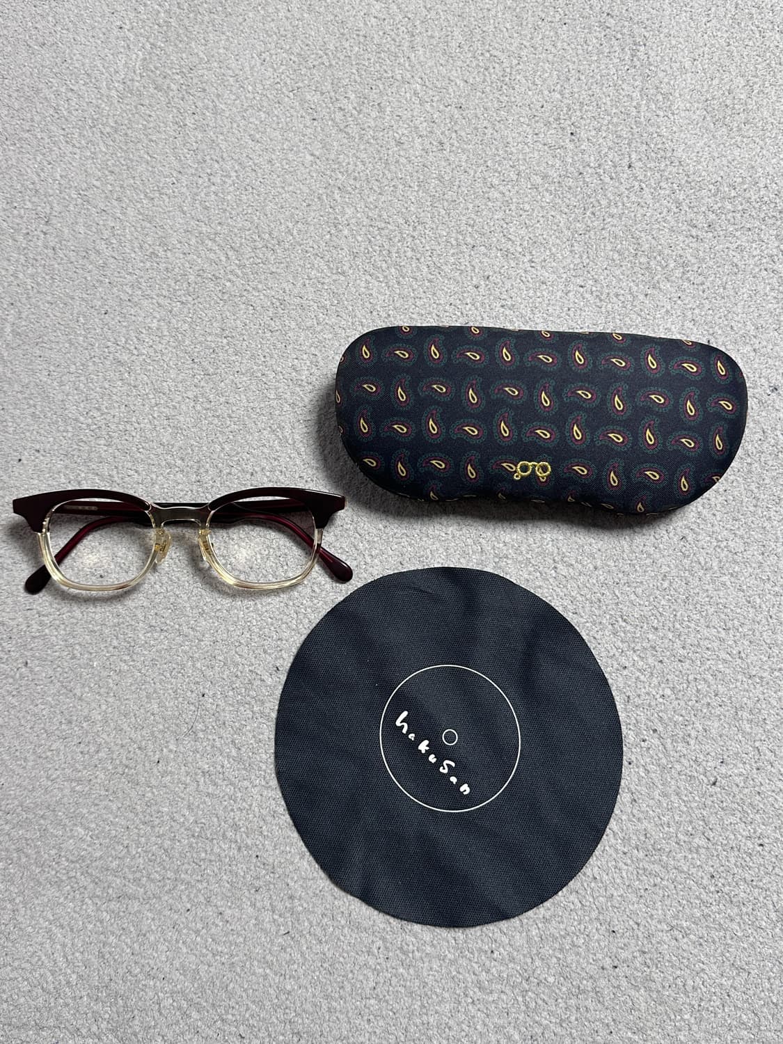 백산안경 하쿠산안경  포스트 / 브라운 상품이미지1