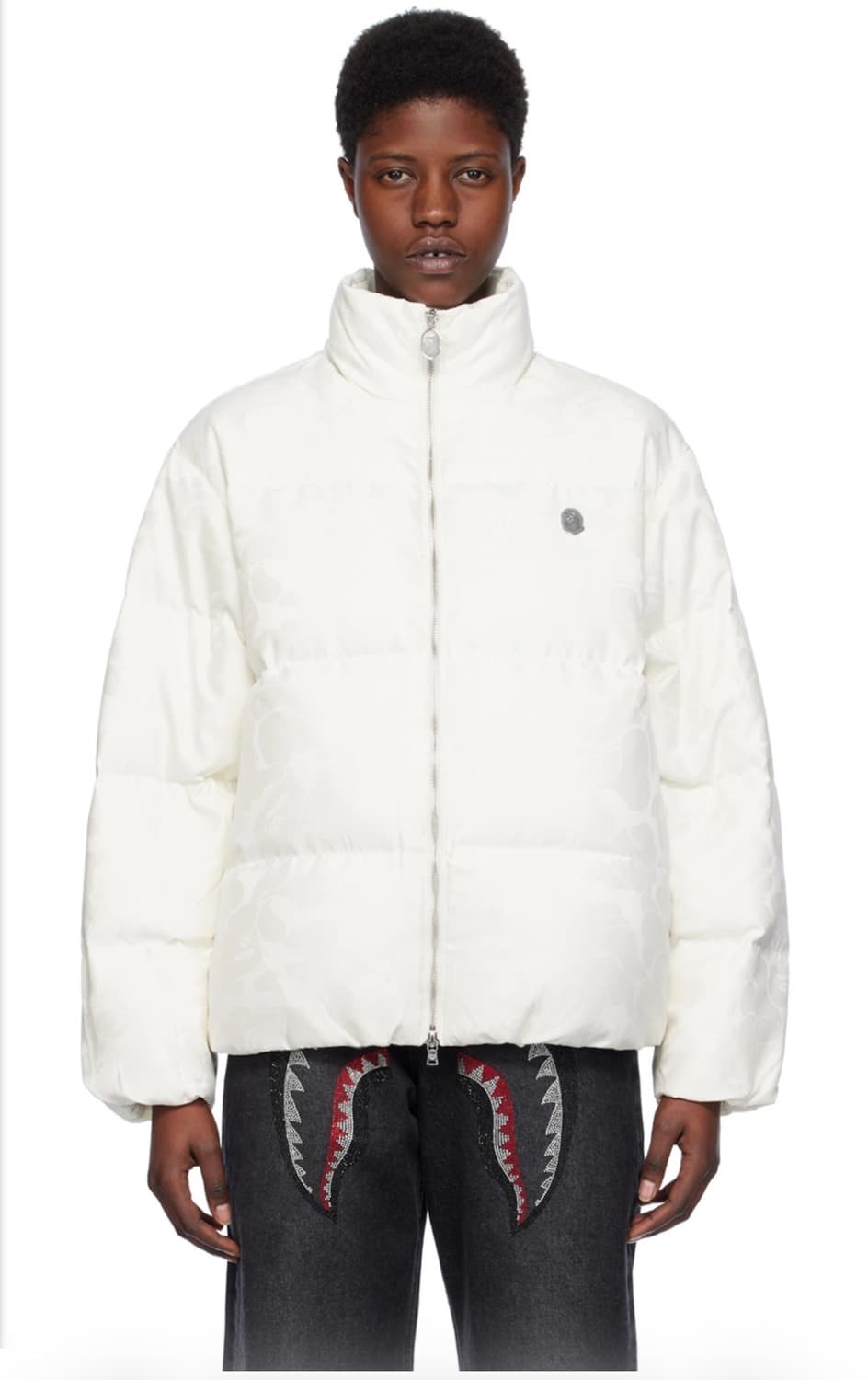 베이프 오프화이트 솔리드 카모 다운 재킷 L 상품이미지1