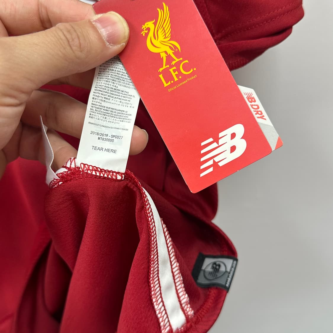 뉴발란스 리버풀 18-19 홈 아놀드마킹 유니폼 해외L 상품이미지7