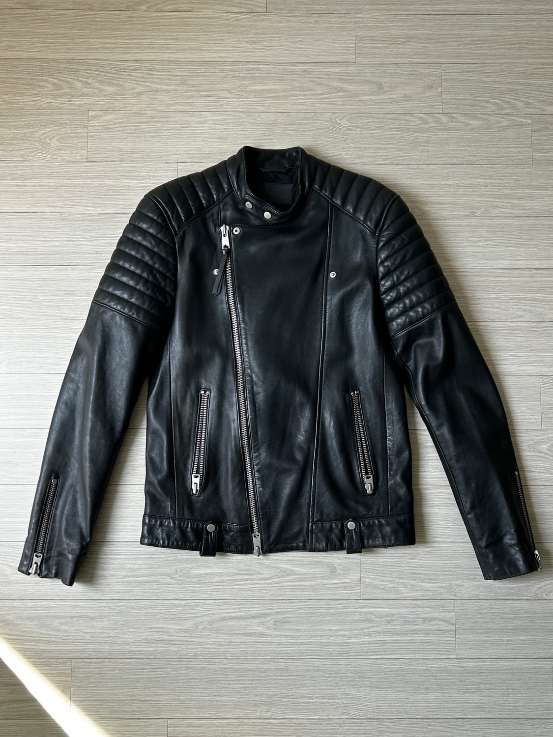 올세인츠 사선지퍼 가죽자켓 상품이미지1