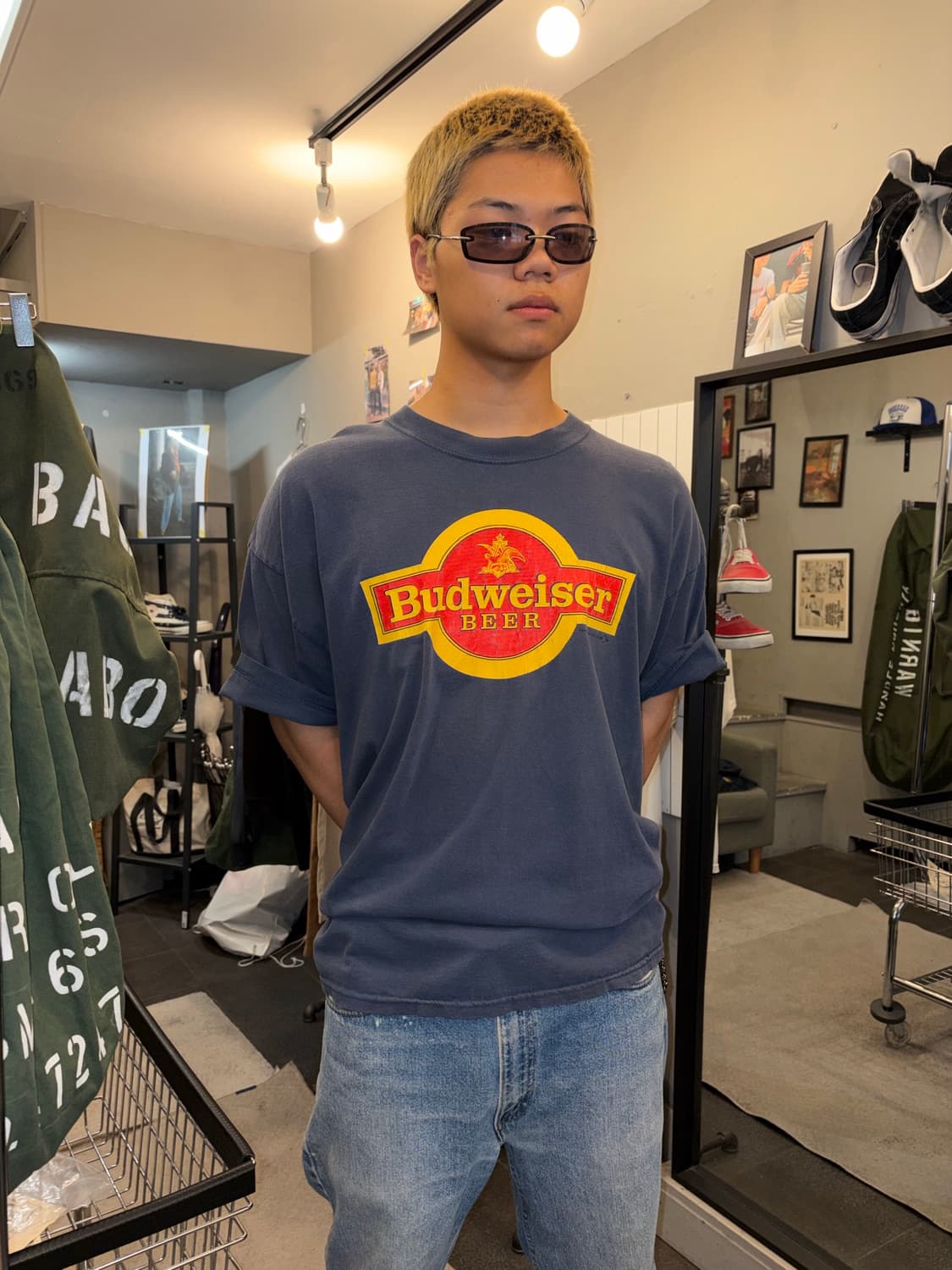 90’s Budweiser retro 1950 series promo T 상품이미지2