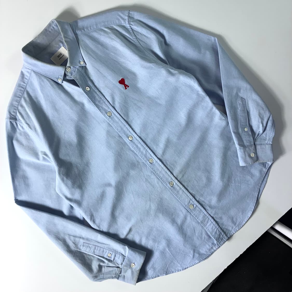 Ami  아미 스몰하트 로고 옥스퍼드 셔츠  상품이미지2