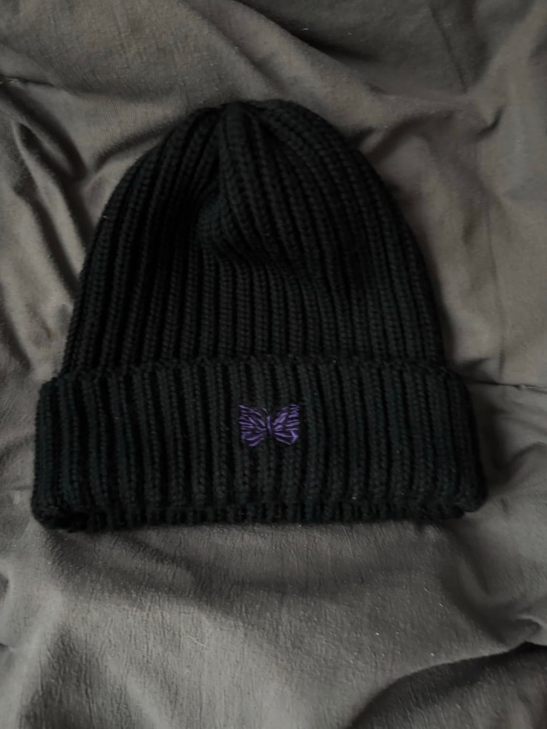 니들스 메리노 울 워치 캡 블랙 상품이미지1