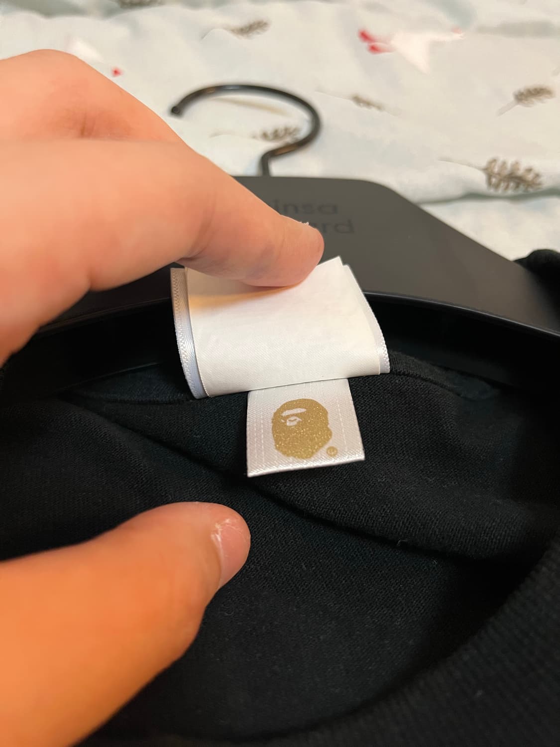 베이프 빅 에이프 헤드 롤슬리브 티셔츠 XL 상품이미지6