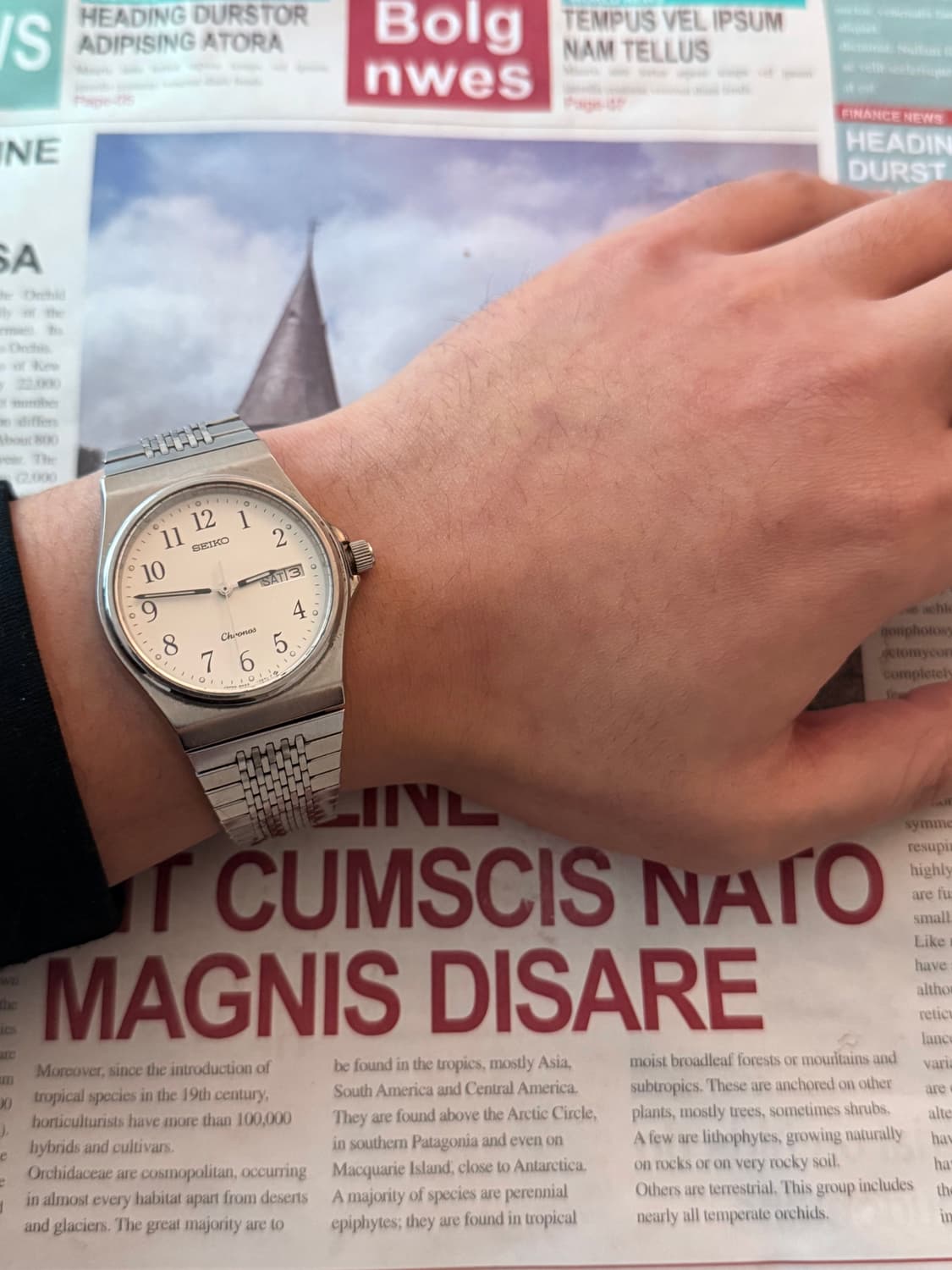 세이코 Seiko 쿼츠 크로노스 아라빅 상품이미지4