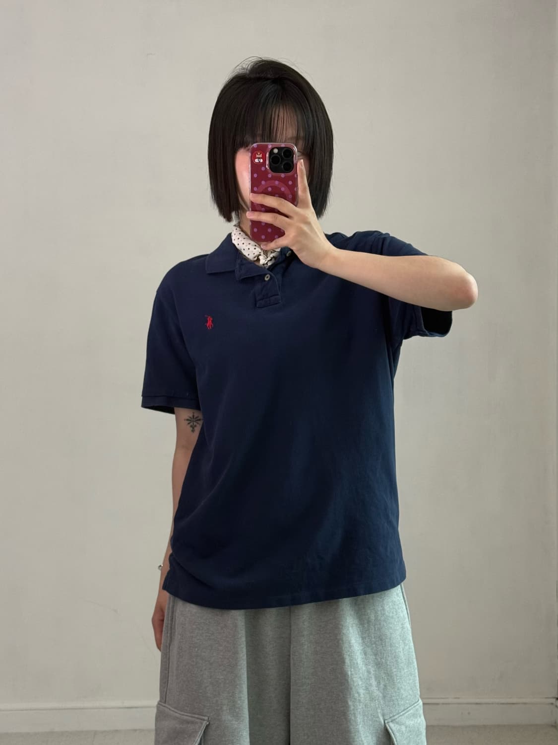 폴로 네이비 피케이 티셔츠 상품이미지1