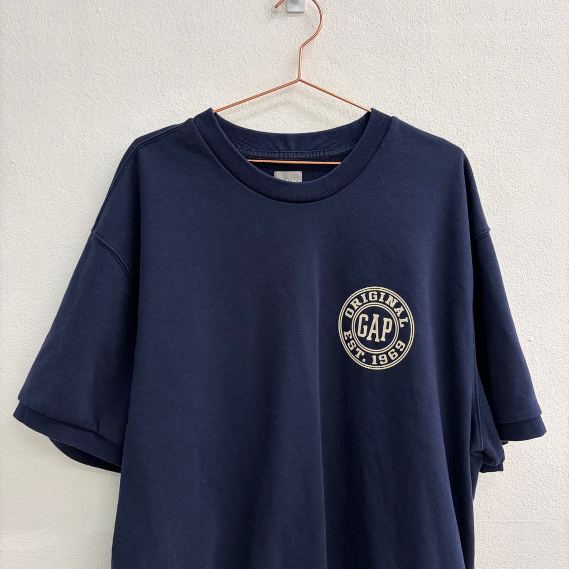 Gap original 프렌치 테리 크루넥 반팔 맨투맨(XL) 상품이미지2
