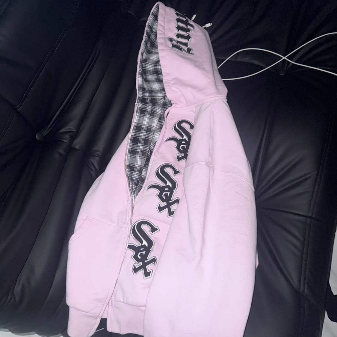 슈프림 x 시카고 화이트 삭스 집 업 후드-25FW 상품이미지3