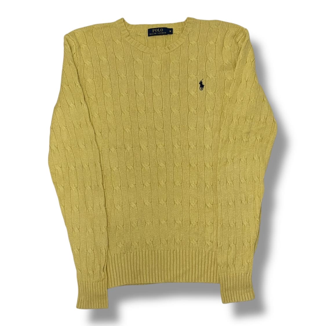 Polo Ralph Lauren 옐로우 케이블 니트 상품이미지1