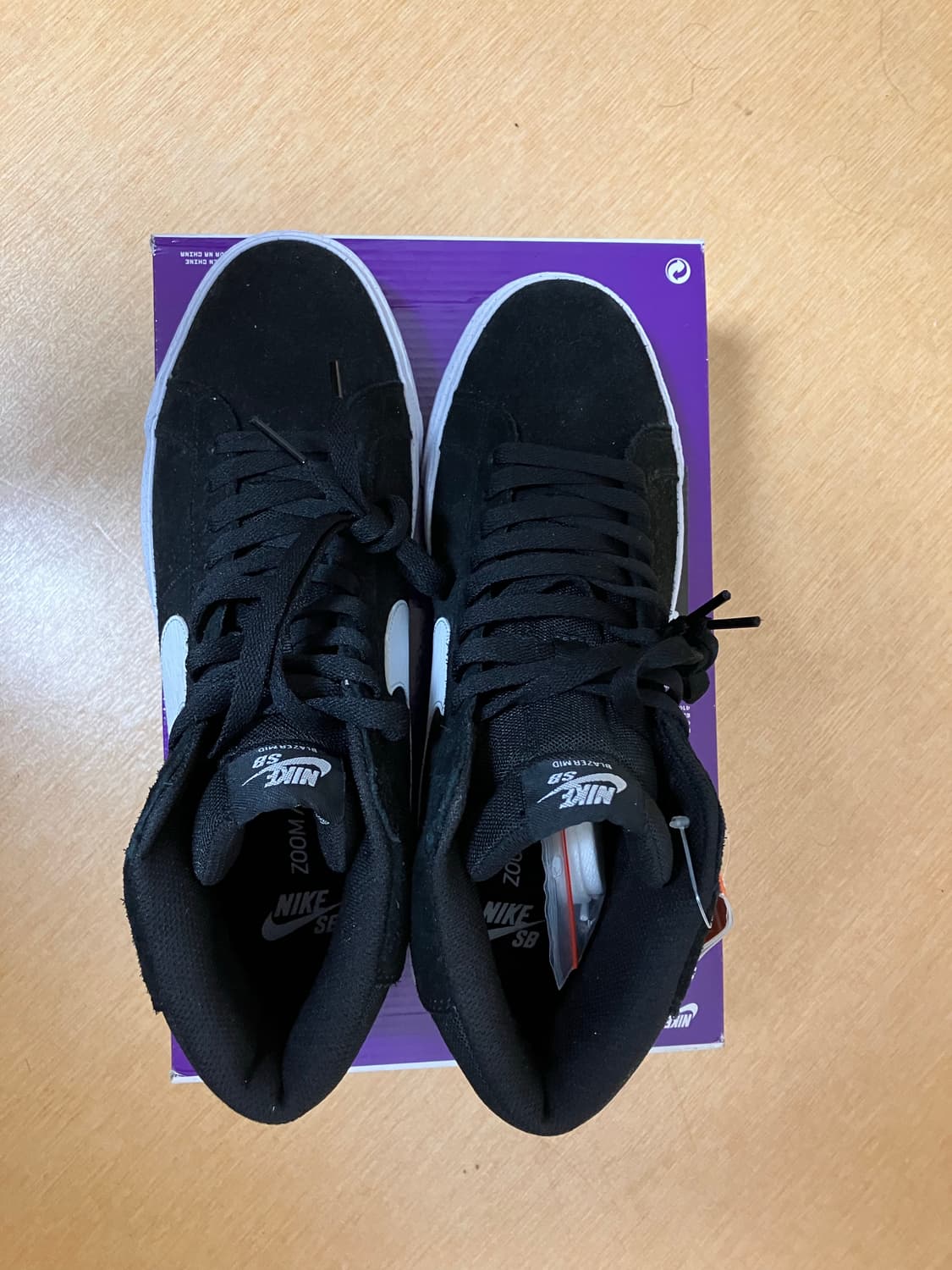 나이키 SB 줌 블레이저 미드 블랙 화이트 280 상품이미지4