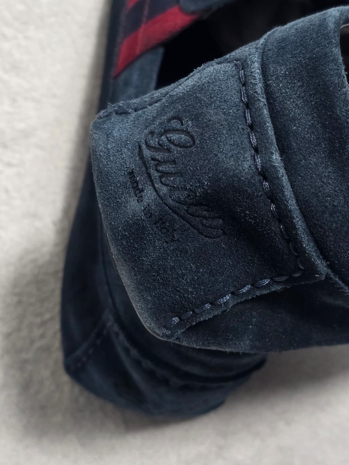 Gucci 구찌 스웨이드 로퍼 네이비 265 상품이미지5