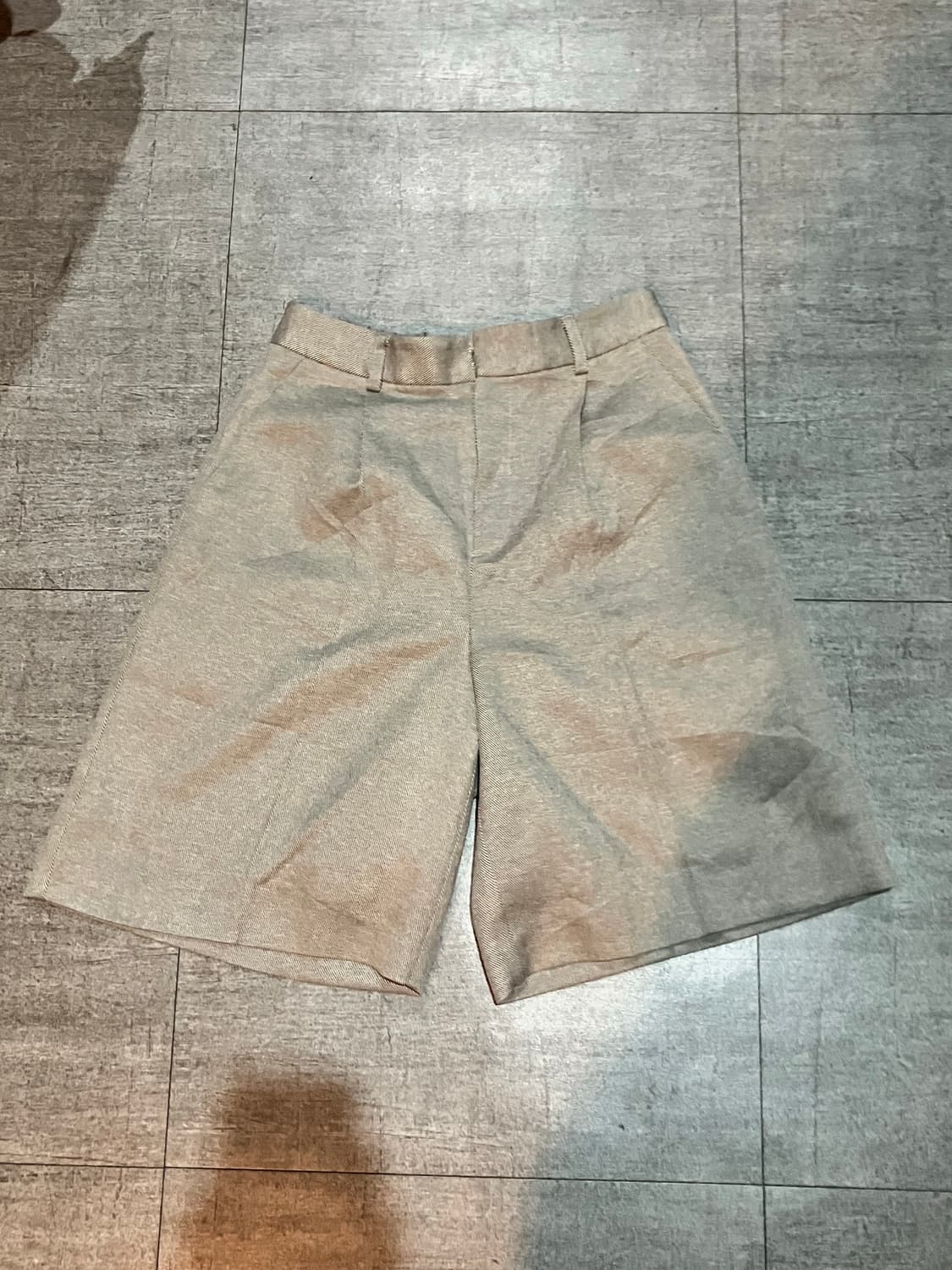 일본빈티지 하구미모리걸 할메카지아메카지 a핏세미와이드 버뮤다팬츠5부팬츠 상품이미지1