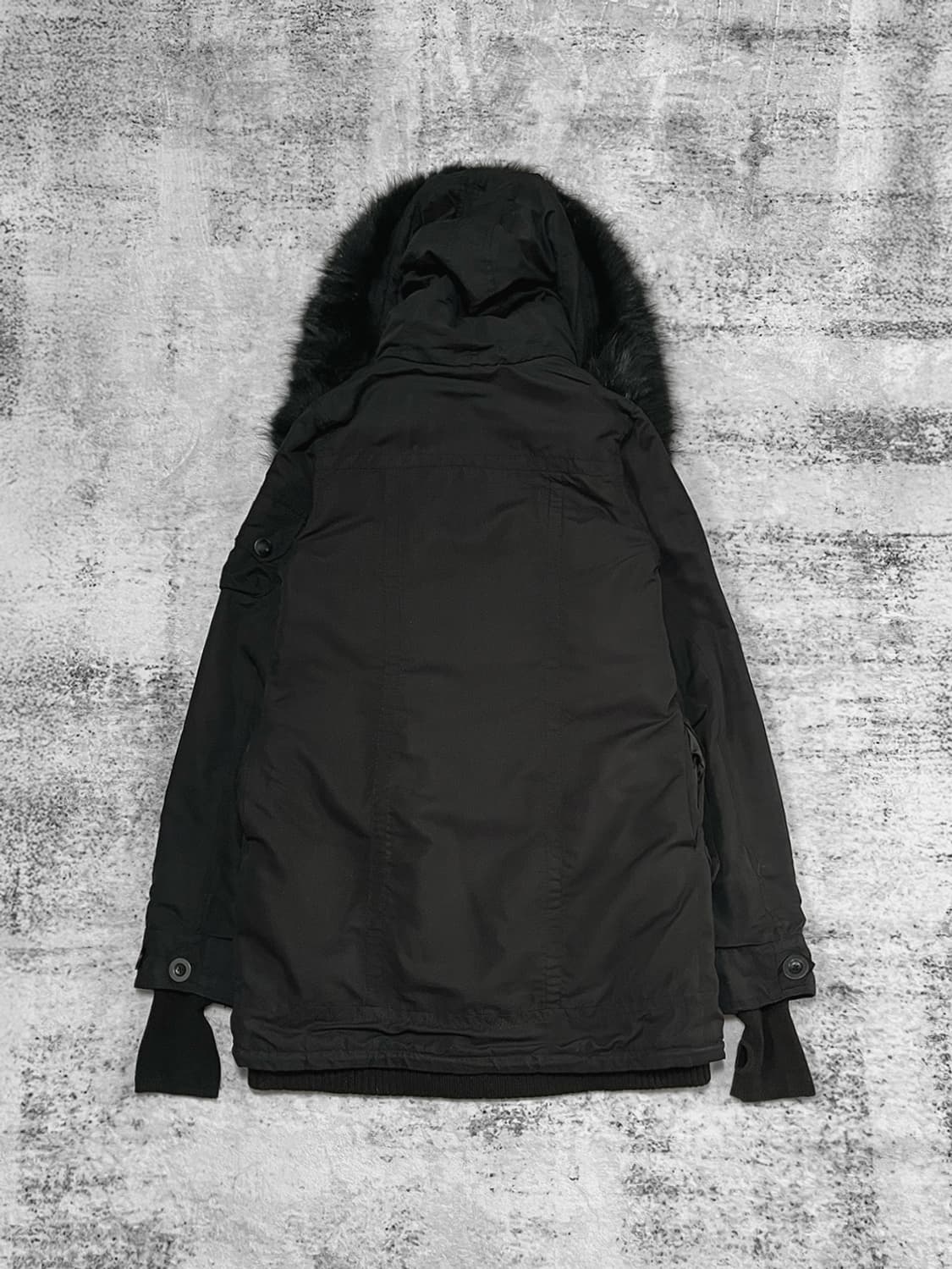 (SLY) black fur-hood jumper  상품이미지7