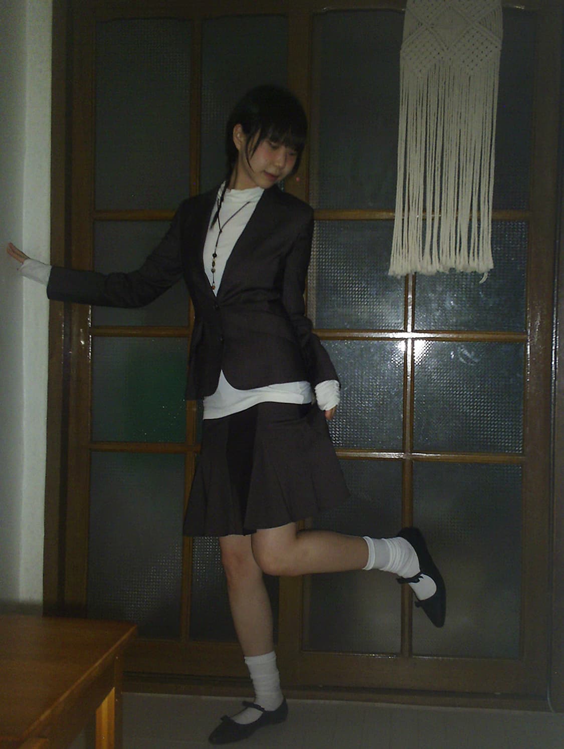 vintage brownie set-up(jacket+skirt) 상품이미지1