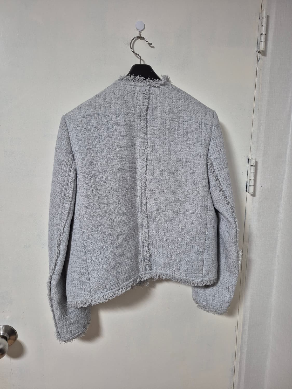 26SS 인사일런스 스터드 트위드자켓 PALE BLUE 상품이미지5