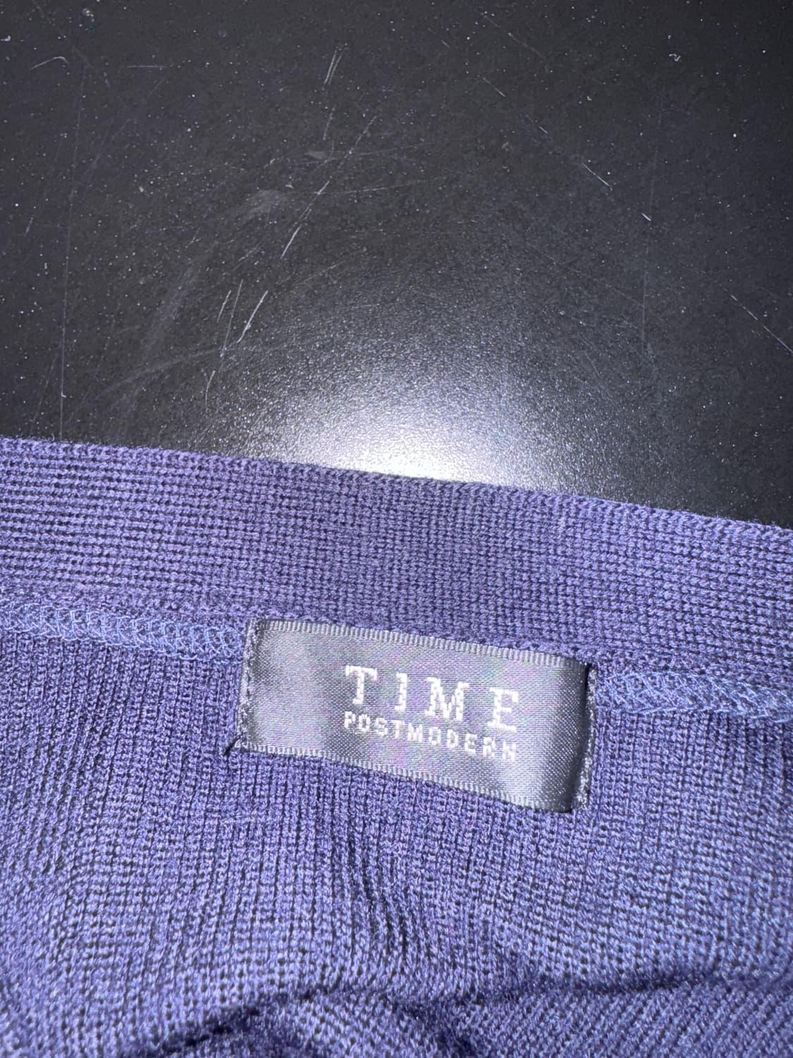 여성 타임 Time 아이엔씨 미니멀 가디건 네이비 상품이미지3