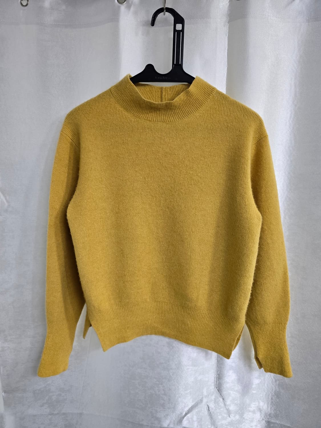 타임 노란색 목넥 니트 스웨터 (1839) 상품이미지1