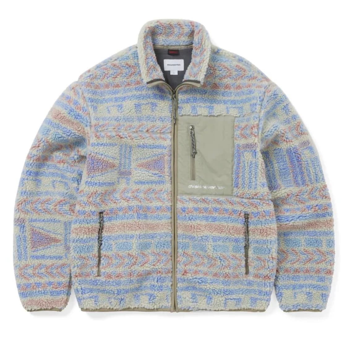 디스이즈네버댓 SP 쉐르파 플리스 자켓 스톤 뽀글이 상품이미지2