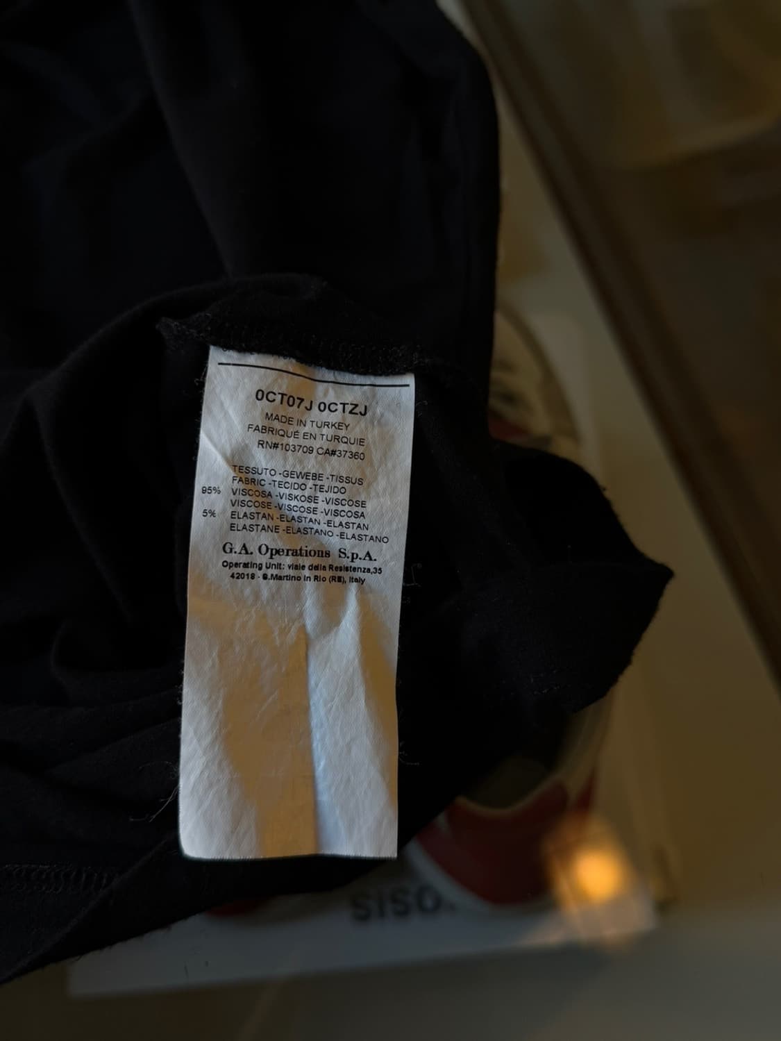 아르마니 꼴레지오니 티셔츠 슬림100 상품이미지7