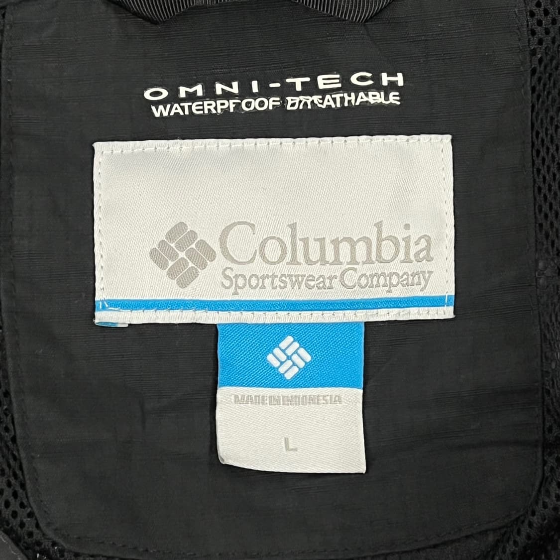 [정품/L] 컬럼비아 블랙 그레이 바람막이 자켓 b19 상품이미지5