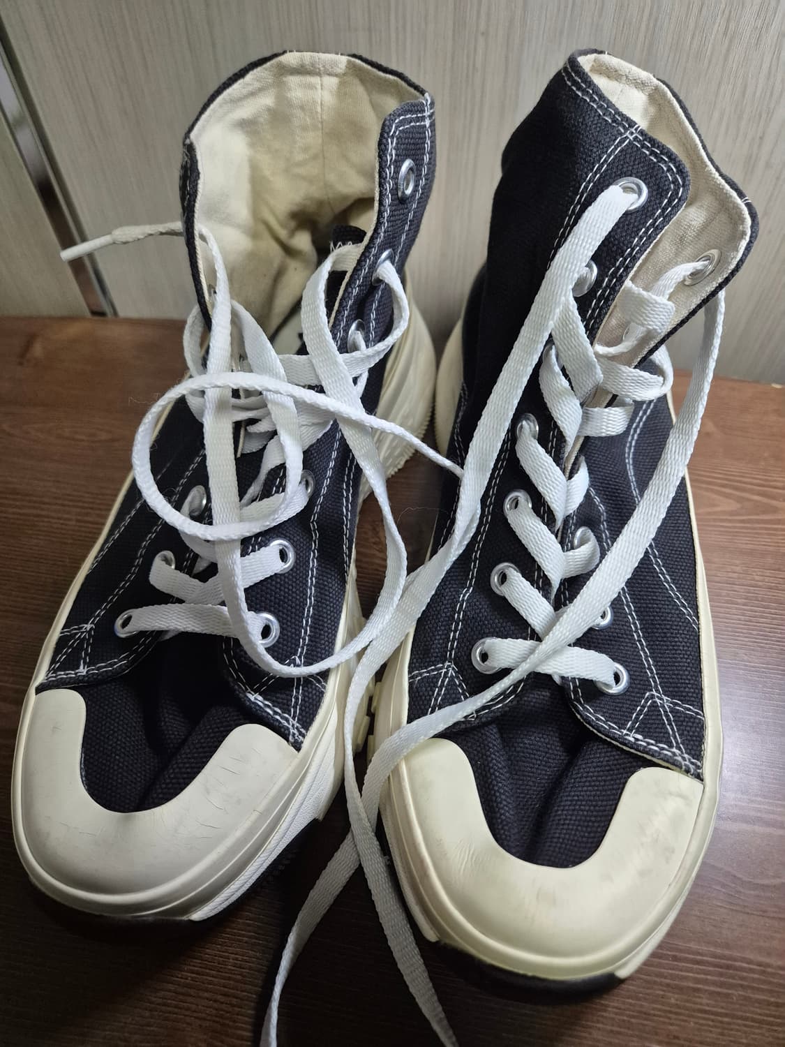 MLB 청키 하이탑 스니커즈 블랙 270 상품이미지7