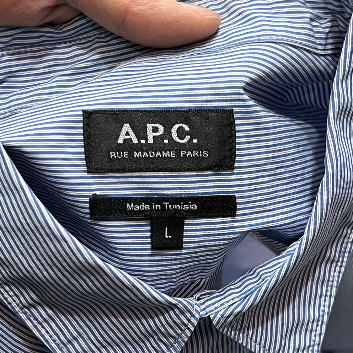  아페쎄 스트라이프 셔츠 y15086 상품이미지6
