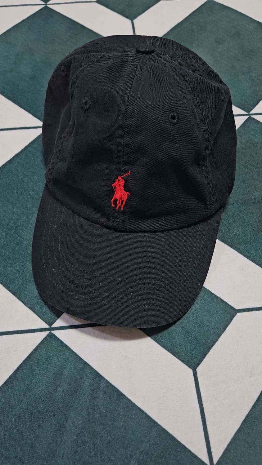폴로 랄프로렌 코튼 치노 볼캡 블랙 상품이미지2
