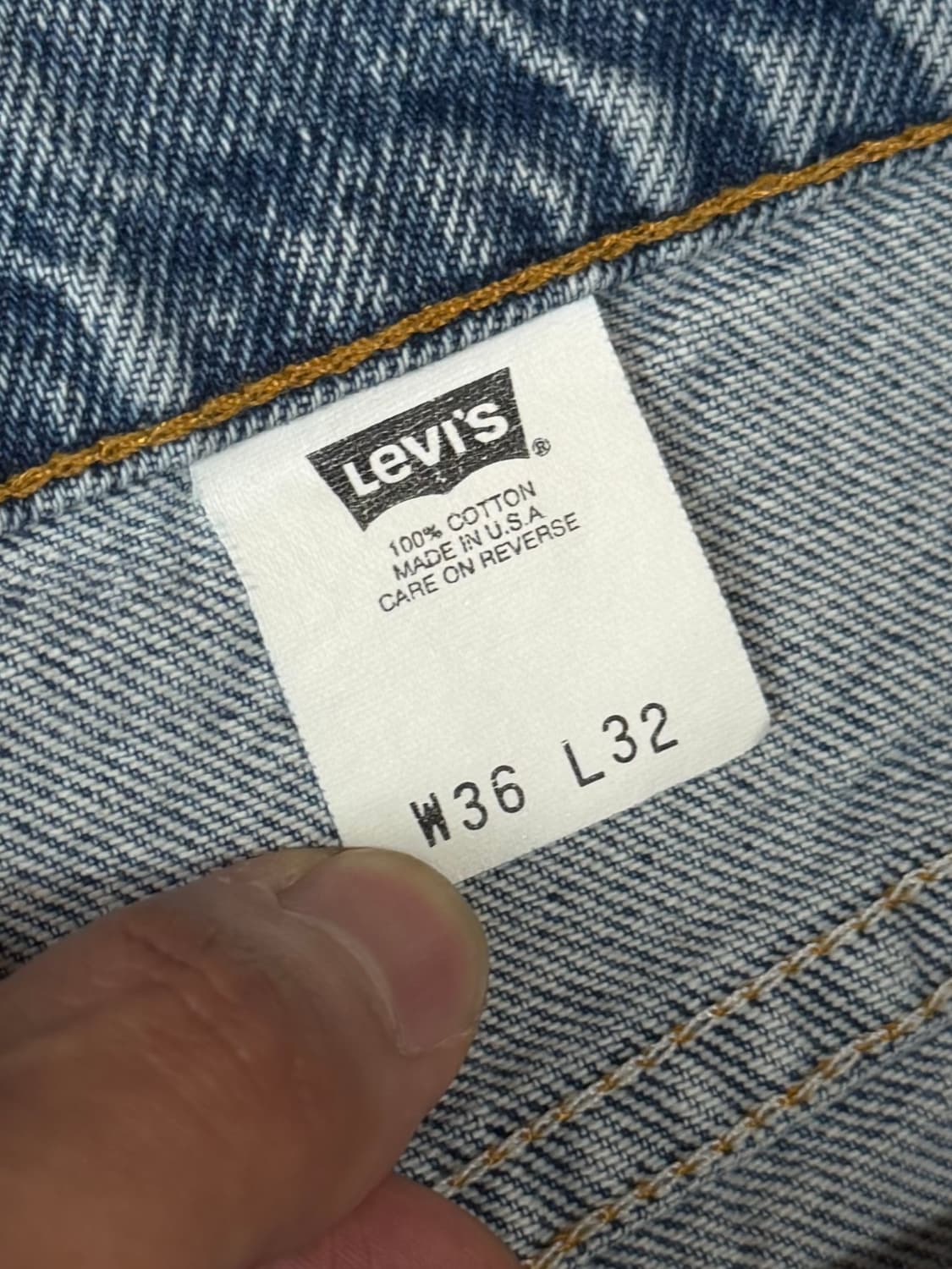 90's USA 빈티지 리바이스 517 오렌지탭 부츠컷 상품이미지9