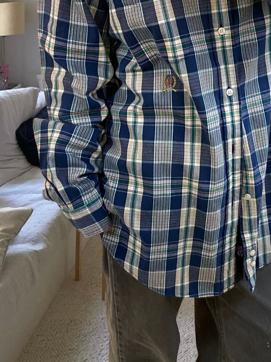 타미 체크 셔츠 (Man XL) AA0991 상품이미지3