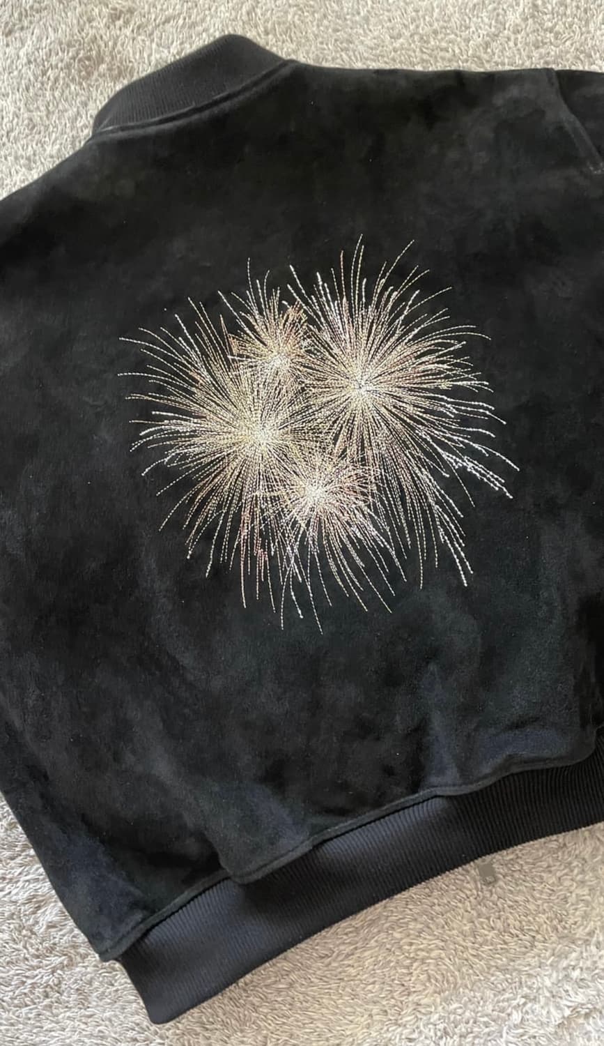 언더마이카 불꽃자수스웨이드자켓 (새상품) 상품이미지2