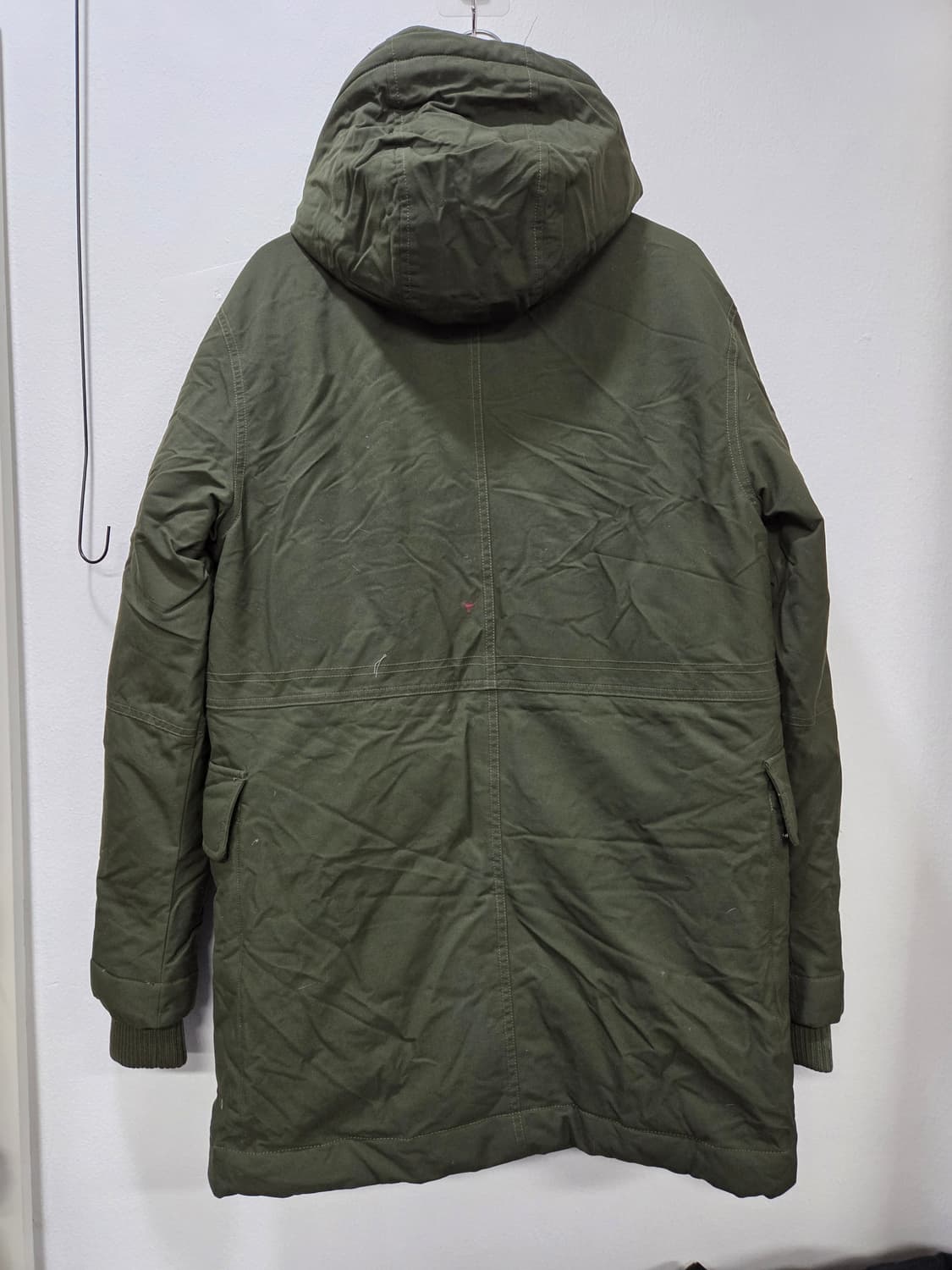 아디다스 카키색 야상  덕다운 점퍼 상품이미지7