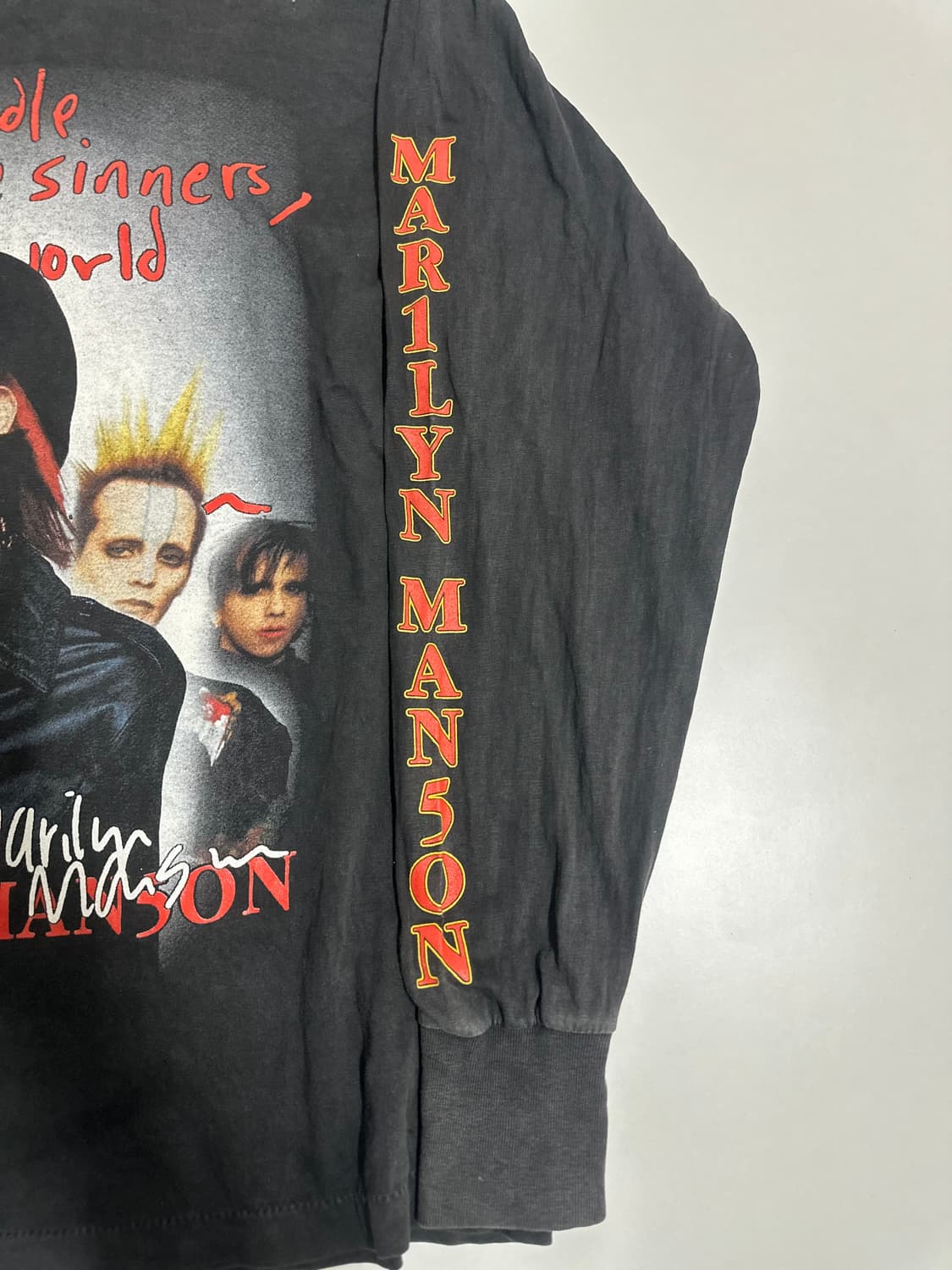 90s 마릴린맨슨 롱 슬리브 상품이미지3
