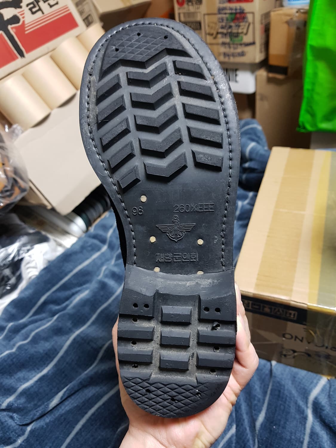 해병대 구형 봉합화 세무 워커 260EEE 판매 상품이미지4