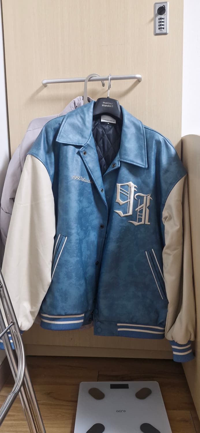 1993 스튜디오 바시티 자켓 스카이블루 상품이미지1