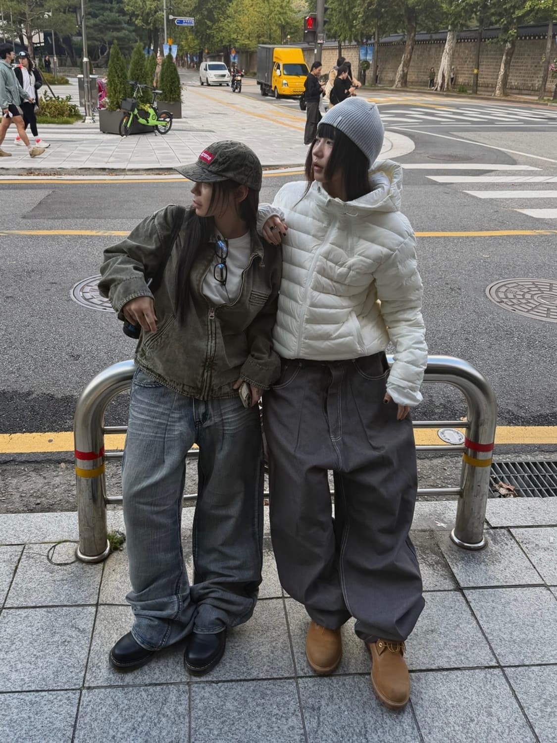 [unisex] 빈티지 디트로이트 워크웨어 자켓- khaki 상품이미지2